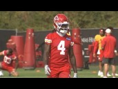 ‘Great to have him back’: Rashee Rice returns to practice following suspension