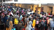 Govt announces holiday on Tuesday for Diwali; Passengers swell at Chennai railway station, security beefed up