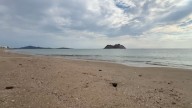 Cierran Playa de Bahía de Kino por Tormenta Tropical Priscila en Sonora