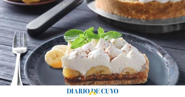 Tarta Banoffee, riquísima y muy fácil para celebrar el “Día del dulce de leche”