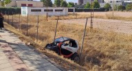 Una mujer sufre un accidente de tráfico con un Minits en Badajoz