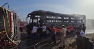 15 passengers killed as Jodhpur-bound private bus catches fire near Jaisalmer; several others injured