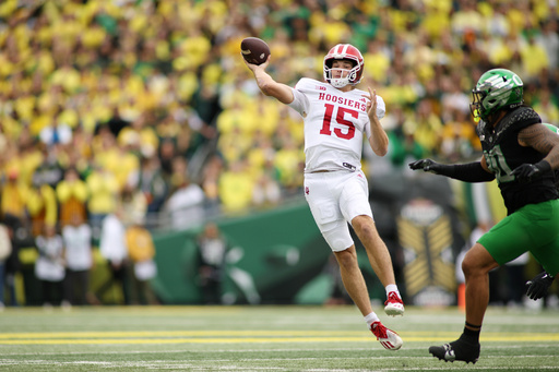 No. 7 Indiana topples No. 3 Oregon 30
