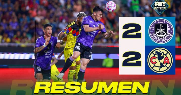 Mazatlán vs América: GOLAZOS en trepidante empate en El Encanto en la Jornada 15 (VIDEO)