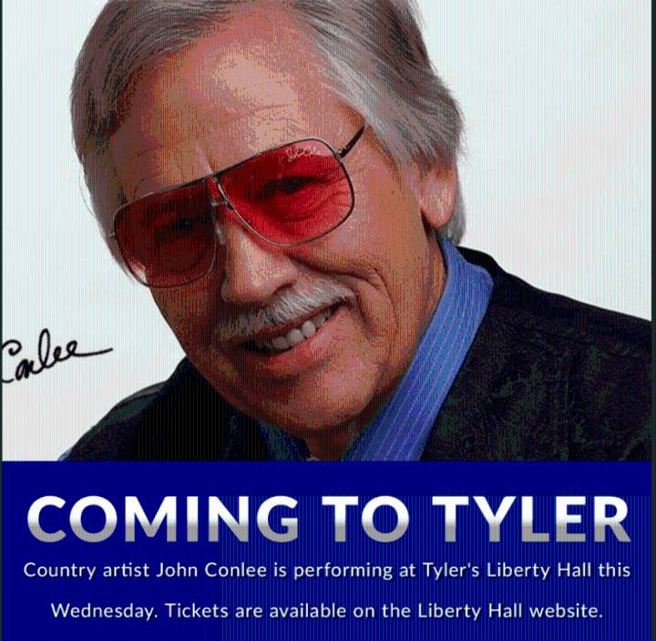 Catch John Conlee live at Liberty Hall in Tyler this Wednesday