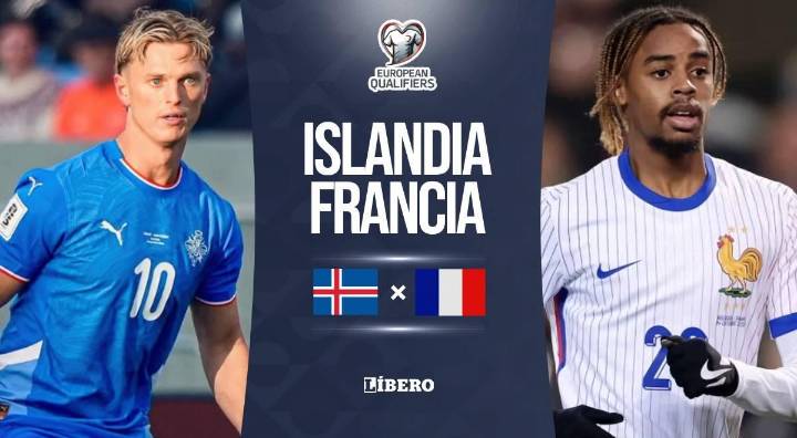 Francia vs Islandia EN VIVO por Eliminatorias europeas 2026: a qué hora y dónde ver