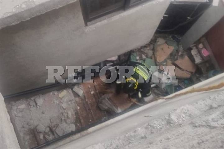 Deja un herido explosión de gas en vivienda de Iztacalco