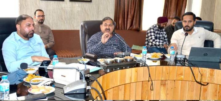 DC Poonch reviews progress of land record digitization