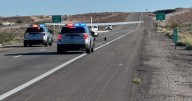 Plane makes emergency landing on freeway northeast of Las Vegas valley