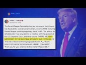 Trump halts trade deal talks with Canada