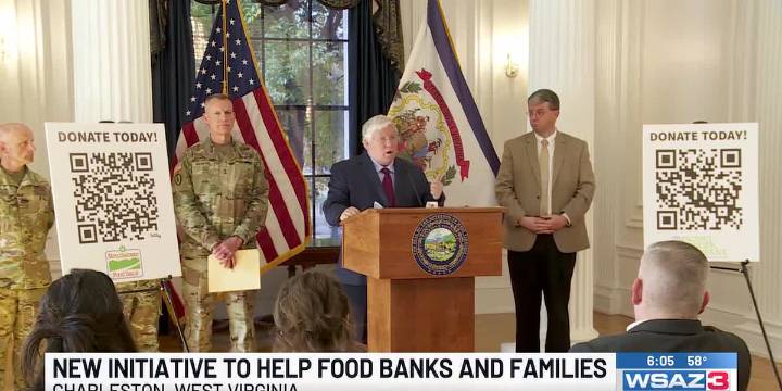 Gov. Morrisey launches statewide initiative for food bank donations