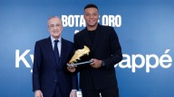 Mbappé recibe la Bota de Oro por sus 31 goles con Real Madrid: 'Espero ganarla el próximo año'