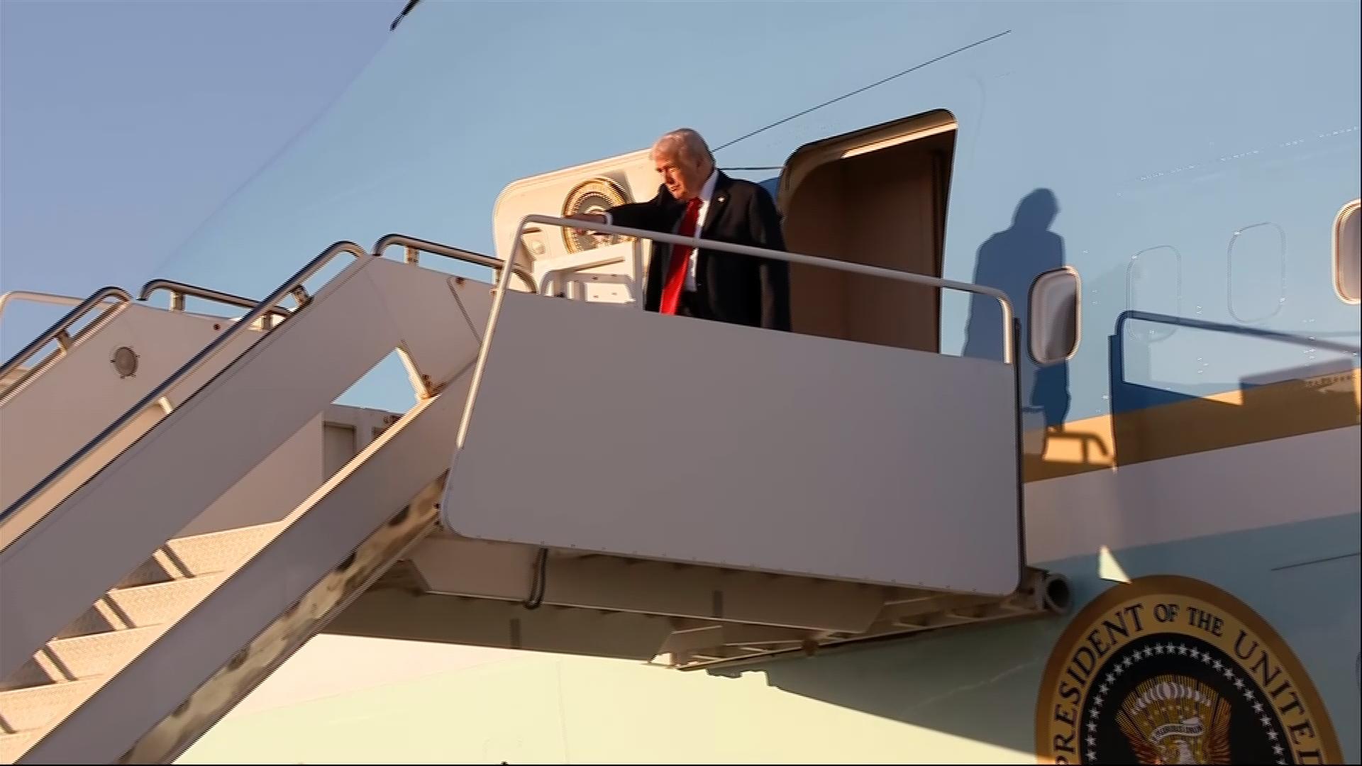Trump arrives in Egypt for Gaza summit after urging Israel to seize a chance for peace