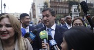 José Jerí recibe a Renzo Reggiardo y otros alcaldes distritales de Lima en Palacio de Gobierno