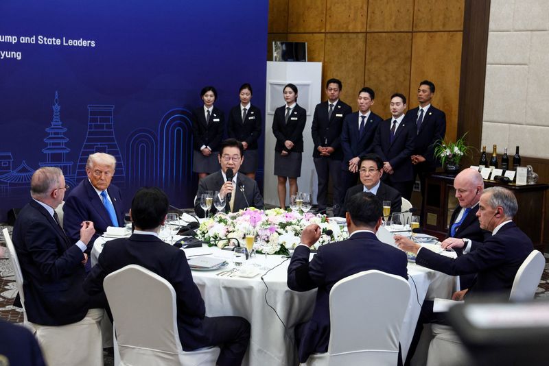 South Korea welcomes Trump with its highest award, a golden crown and ketchup