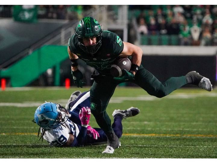 Riders clinched top spot with a 27-19 victory over the Argonauts