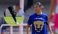 ¿Otra lesión para Pumas Femenil? La razón por la que Mónica Alvarado tuvo que usar una malla de compresión