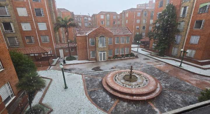 Granizada en Suba y Usaquén: vea los impactantes videos