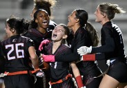 Etiwanda girls flag football team beats Upland, finishes unbeaten in Baseline League