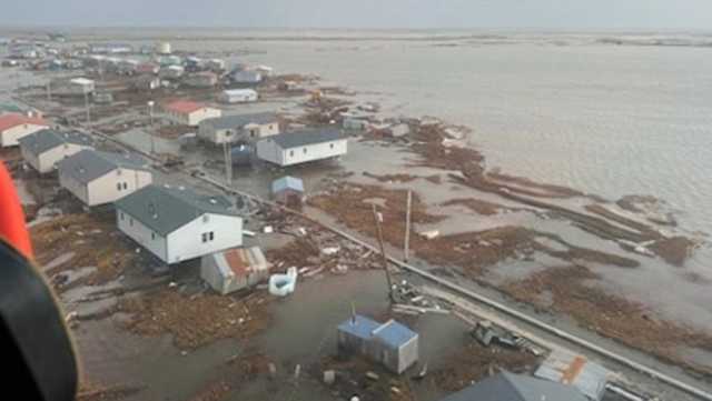 Dozens rescued, over 1,000 people displaced and hunt for missing ongoing following monster storm in western Alaska