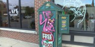 Purdue Fort Wayne students stock free food pantries for project