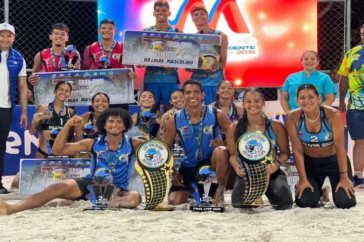 Liga Venezolana de Voleiplaya coronó a sus campeones