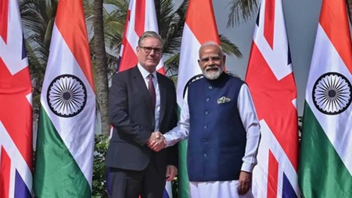 India–UK Relations in Focus as PM Modi Meets Keir Starmer in Mumbai