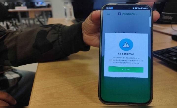 Interbank sufre caída: usuarios reportan que no pueden ingresar a la app bancaria