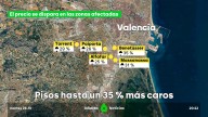 Pisos un 35% más caros: la odisea para encontrar vivienda en las zonas afectadas por la DANA