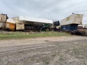 Combine driver dies in train crash in Cass County