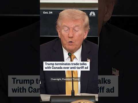 Trump terminates trade talks with Canada over anti