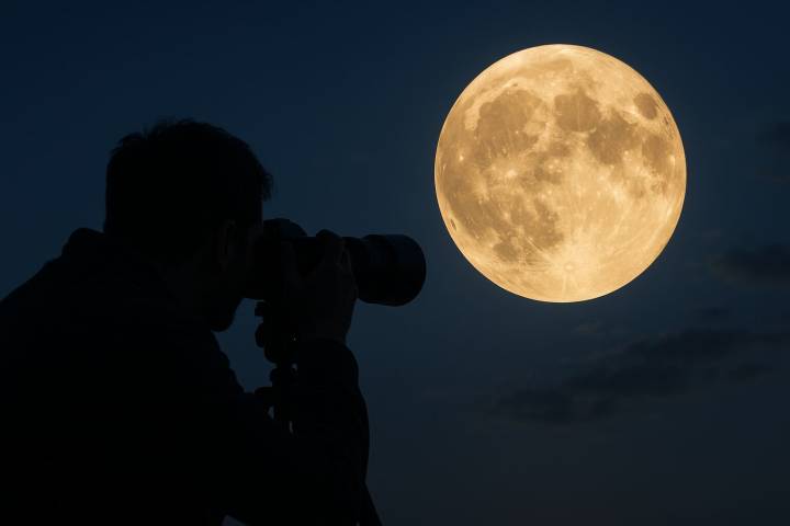 Superluna de Cosecha 2025: consejos prácticos para fotografiar el fenómeno astronómico