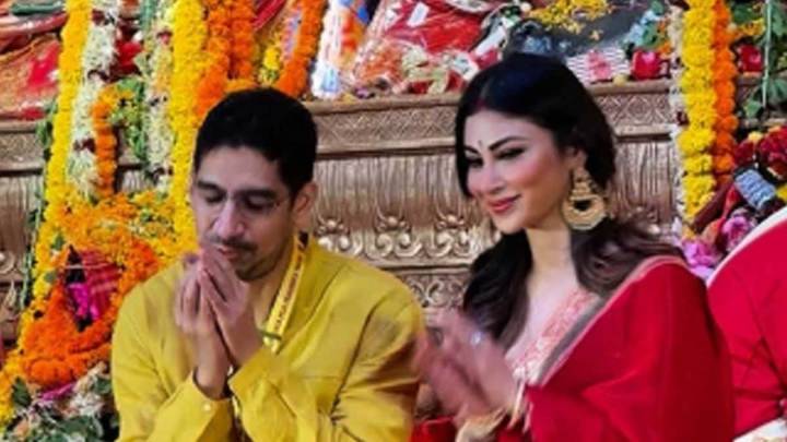 Mouni Roy And Ayan Mukerji Had A Mini Brahmastra Reunion On Maha Navami