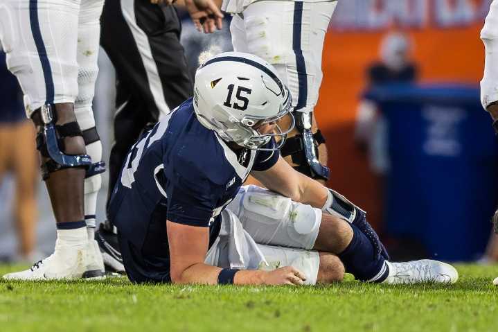Penn State QB Drew Allar has surgery to repair ankle injury suffered vs. Northwestern, per report