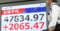 Japan's Nikkei stock index jumps 4.3% after ruling party chooses an ultra