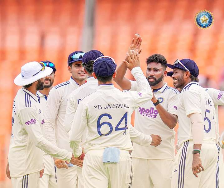 India Reach 448/5 At Stumps On Day Two