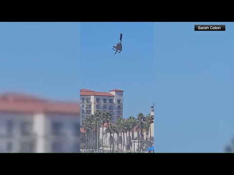 Helicopter crashes in California