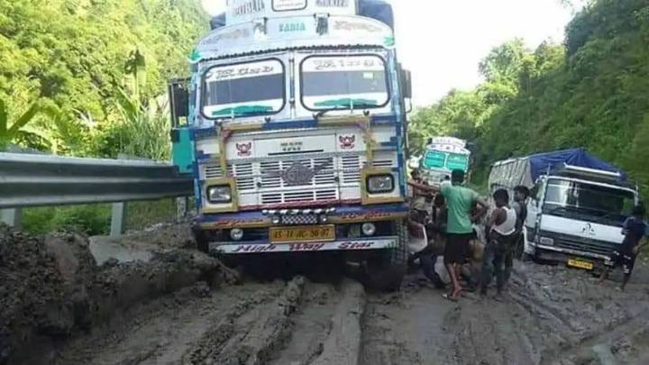 24 held for blocking Mizoram’s lifeline highway in protest over poor road conditions