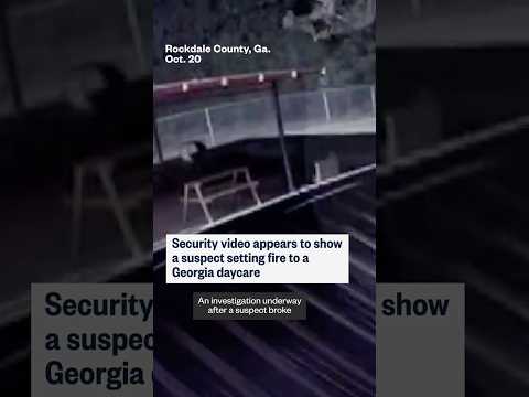 Suspect seen setting fire to Atlanta daycare center