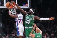Boston Celtics big man a bright spot in starting role in 76ers loss