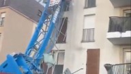 Cranes topple during deadly tornado in northern France