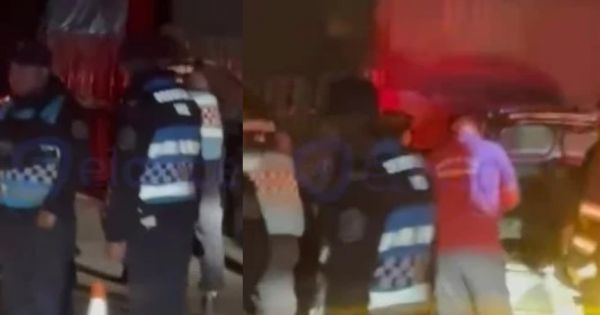 [ATENCIÓN] Remis se llevó puesto un camión en una ruta salteña y quedó incrustrado