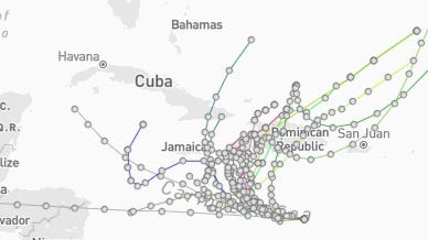Latest spaghetti models for Invest 98L as it strengthens. Florida impacts?