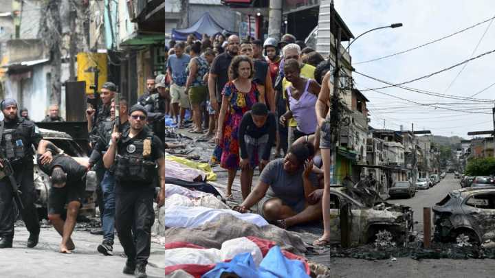 Horror en Río de Janeiro: la cifra oficial de muertos asciende a 132