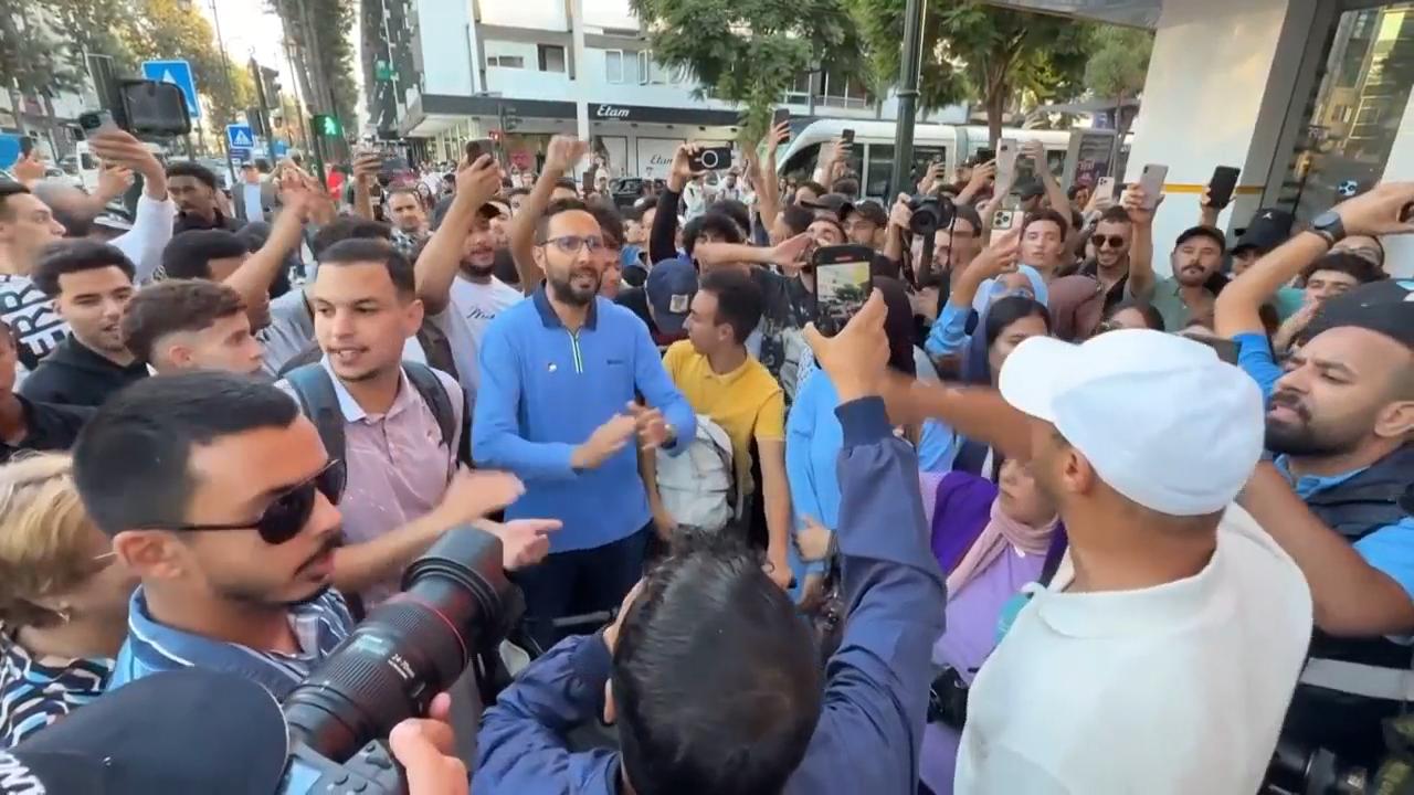 Protesters take to the streets of Morocco's major cities, decry what they see as widespread corruption.