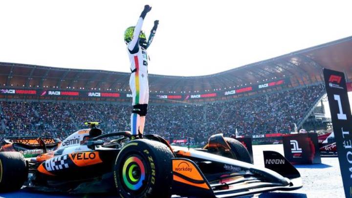 Lando Norris toma el liderato de la F1 en México