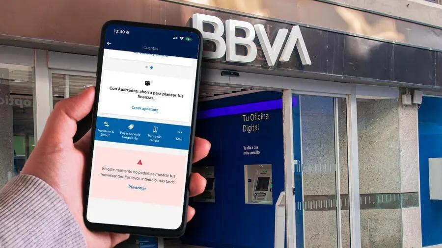La app de BBVA México presenta fallas: Usuarios no pueden realizar transacciones ni consultar saldo