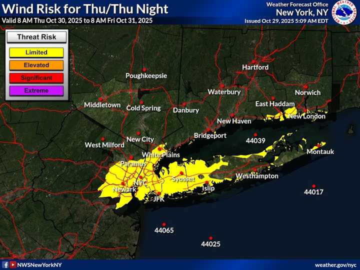 N.Y. weather: Heavy rain and wind to impact NYC this week