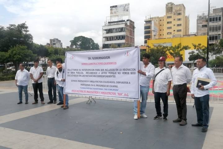 Exigen ingenieros ser incluidos en obra pública