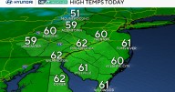 Cool, fall Sunday with partly sunny skies in the Philadelphia area. Here's the weather forecast.